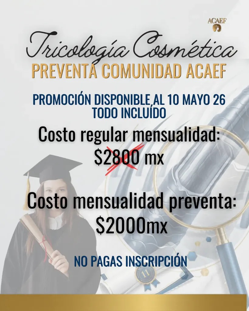 PREVENTA TRICOLOGÍA COSMETICA 1 SOLO PAGO
