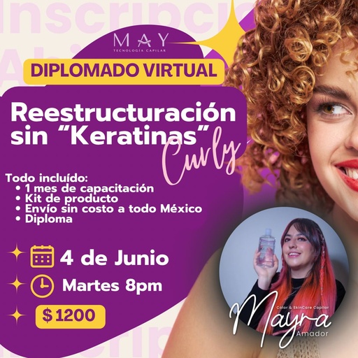 Reestructuración Sin Keratinas Curly